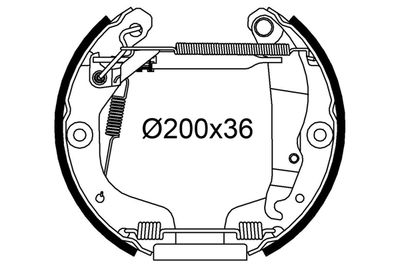 Комплект тормозных колодок VALEO 554986 для CHEVROLET ONIX