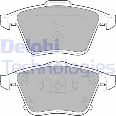Комплект тормозных колодок, дисковый тормоз DELPHI LP2025 для MAZDA 6