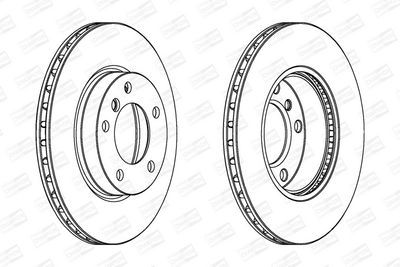 BREMSSCHEIBE CHAMPION 561551CH 1