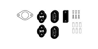 MONTAGESATZ ABGASANLAGE