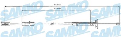 CABLU AMBREIAJ SAMKO C0263C