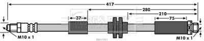 Brake Hose Borg & Beck BBH7901