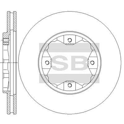 спирачен диск Hi-Q SD4108