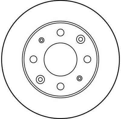 BREMSSCHEIBE TRW DF1973 1