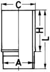 Cilindervoering (115mm) past: FIAT 1580, 1580 DT, 1880, 1880 DT, 100-90, 100-90 DT, 160-90, 160-90 DT, 180-90, 180-90 DT, 315, 315 R, FE28, FE28HD, FE28LC, FE28M, FE28MHD  HITACHI DX175, DX195L