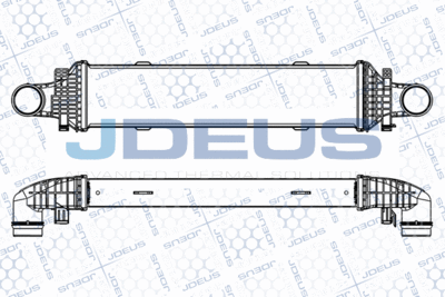 JDEUS 817M24 Интеркулер  для MERCEDES-BENZ CLS (Мерседес Клс)