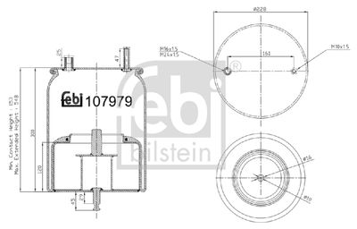 FEBI BILSTEIN Federbalg, Luftfederung