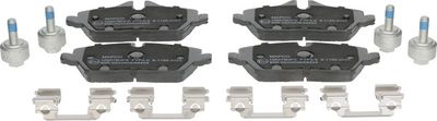 комплект спирачно феродо, дискови спирачки MAPCO 106079HPS