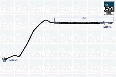 Przewód hamulcowy elastyczny FAI AUTOPARTS FPBH283