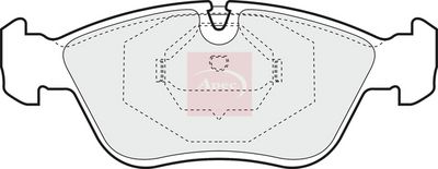 APEC Brake Pad Set, disc brake PAD813