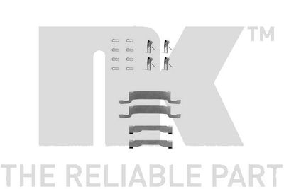 Комплектующие, колодки дискового тормоза NK 7930192 для MITSUBISHI L300