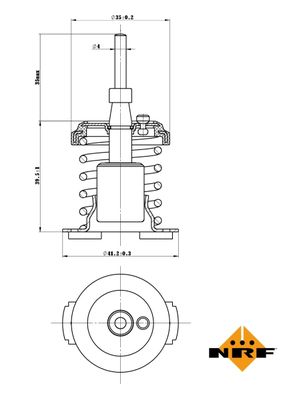 Termostat, środek chłodzący NRF 725093