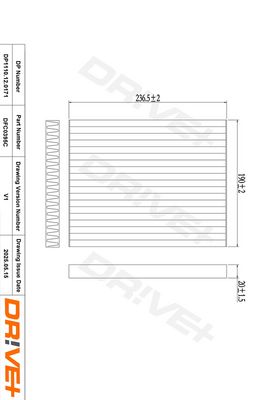 FILTER INNENRAUMLUFT DR!VE+ DP1110120171