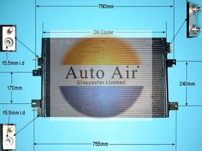 Condenser, air conditioning Auto Air Gloucester 16-6221