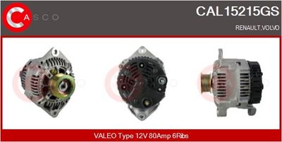 GENERATOR / ALTERNATOR CASCO CAL15215GS