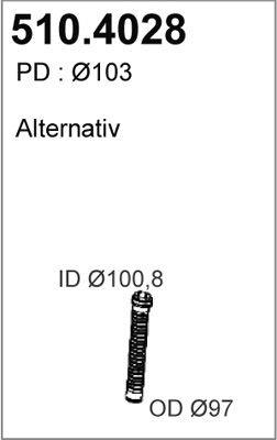 TEAVA FLEXIBILA ESAPAMENT