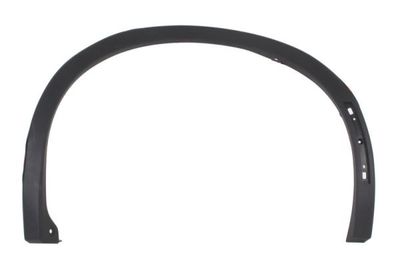 Garneerstroken voor spatbord Aan de voorkant Rechts (black-matt, (EN) with reflector hole) past: MITSUBISHI OUTLANDER IV 06.21-