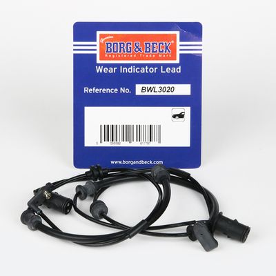 Styk ostrzegawczy, zużycie okładzin hamulcowych BORG & BECK BWL3020