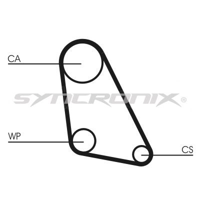 SY0534N SYNCRONIX Зубчатый ремень