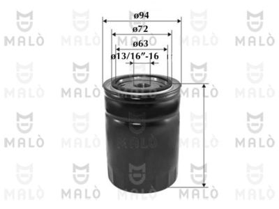 AKRON-MALÒ Filter, hydrauliek (1510110)