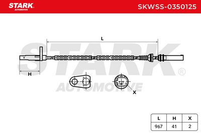 датчик, обороти на колелото STARK SKWSS-0350125