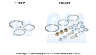 Монтажен комплект, изпускателна тръба BM Catalysts FK70509