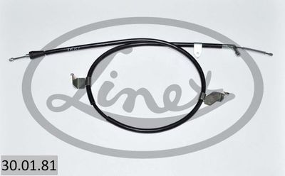 Тросик, cтояночный тормоз LINEX 30.01.81 для NISSAN QASHQAI