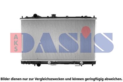 Радиатор, охлаждение двигателя AKS DASIS 140022N для MITSUBISHI COLT