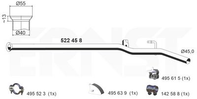 RACORD EVACUARE ERNST 522458