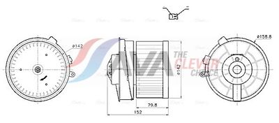 Interieurventilatie AVA QUALITY COOLING DN8486