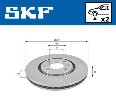 DISC FRANA SKF VKBD80412V2 1