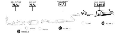 Изпускателна система ASMET RO302230