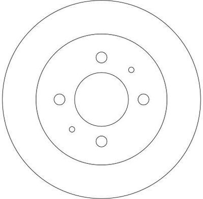 BREMSSCHEIBE TRW DF4319 1