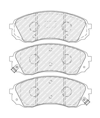 Brake Pad Set, disc brake FVR5115