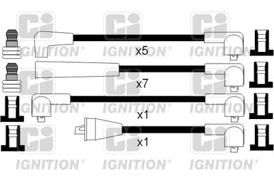 Комплект проводов зажигания QUINTON HAZELL XC966 для JAGUAR XJSC