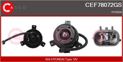 CASCO CEF78072GS Вентилятор системы охлаждения двигателя для HYUNDAI MATRIX (FC) 1.8 CASCO CEF78072GS Вентилятор системы охлаждения двигателя для HYUNDAI MATRIX (FC) 1.8