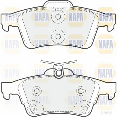 Brake Pad Set NAPA NBP1541