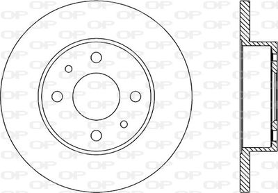 OPEN PARTS BDA1229.10 Тормозные диски  для FIAT UNO (Фиат Уно)