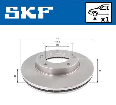 DISC FRANA SKF VKBD80595V1 1