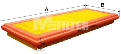 Воздушный фильтр MFILTER K 160 для FIAT DUNA