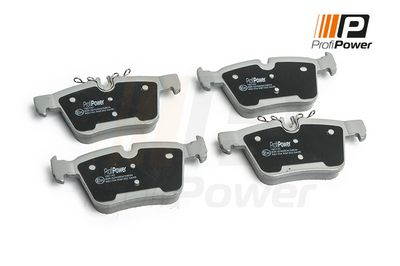 stabdžių trinkelių rinkinys, diskinis stabdys 1B2142 ProfiPower