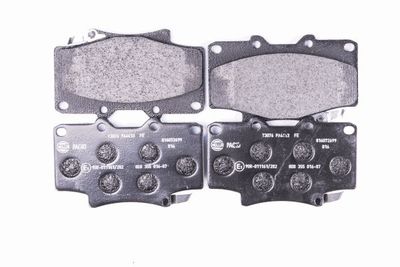 Комплект тормозных колодок, дисковый тормоз HELLA 8DB 355 016-871 для TOYOTA LAND CRUISER