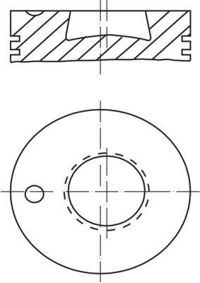 Zuiger - 0038200 - MAHLE