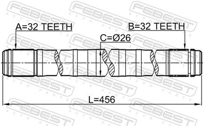 Drive Shaft 0312-RD1LH