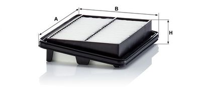 Luchtfilter (Patroon) past: SUZUKI BALENO, SWIFT V, SX4 S-CROSS, VITARA 1.0/1.0H 02.16-