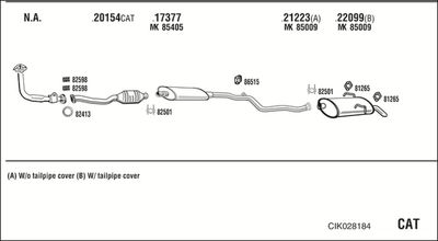 ABGASANLAGE WALKER CIK028184