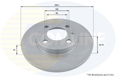 спирачен диск COMLINE ADC1402