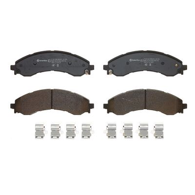 Sada brzdových destiček, kotoučová brzda BREMBO P 10 106