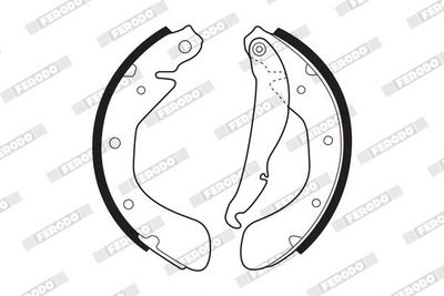 SET SABOTI FRANA FERODO FSB334 1