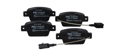BREMSBELAGSATZ SCHEIBENBREMSE VALEO 302669A 26